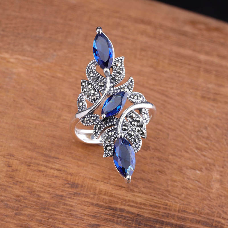 S925 Silver Simple And Fashionable Carved Ring Inlaid With Three-dimensional Synthetic Zirconia, Women's Trendy And Fashionable Cutting Ring, A Holiday Gift For And Lovers, Valentine's Day Gift