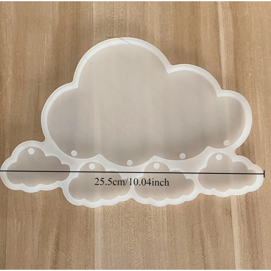 Silicone Mold For Crafting Cloud-shaped Decorations, Suitable For Plaster Ornaments And Resin Epoxy Projects