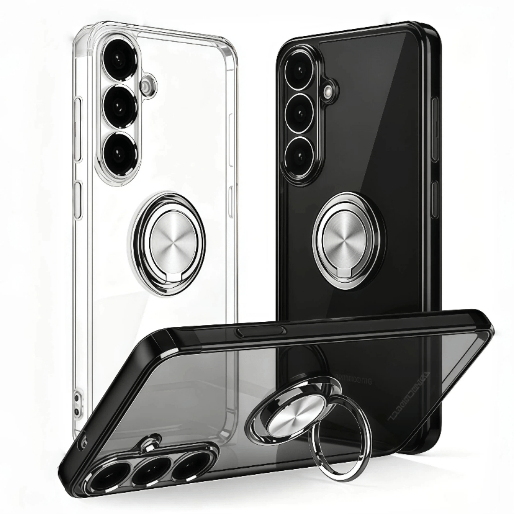 item picture phone case luxurious plated soft electroplated phone case suitable for galaxy a57 a37 a56 a36 a26 a17 s25fe s26 s26 s26u semi transparent protective cover with   stand multi functional