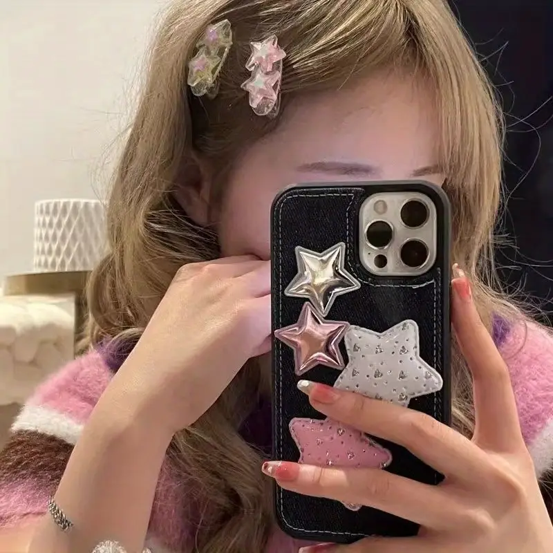 y2k sweet hairpin transparent duckbill clip with sparkling accents secure hold for bangs updos cute hair accessories for women cute hair clips bangs enhancement design embellishments Product details 3