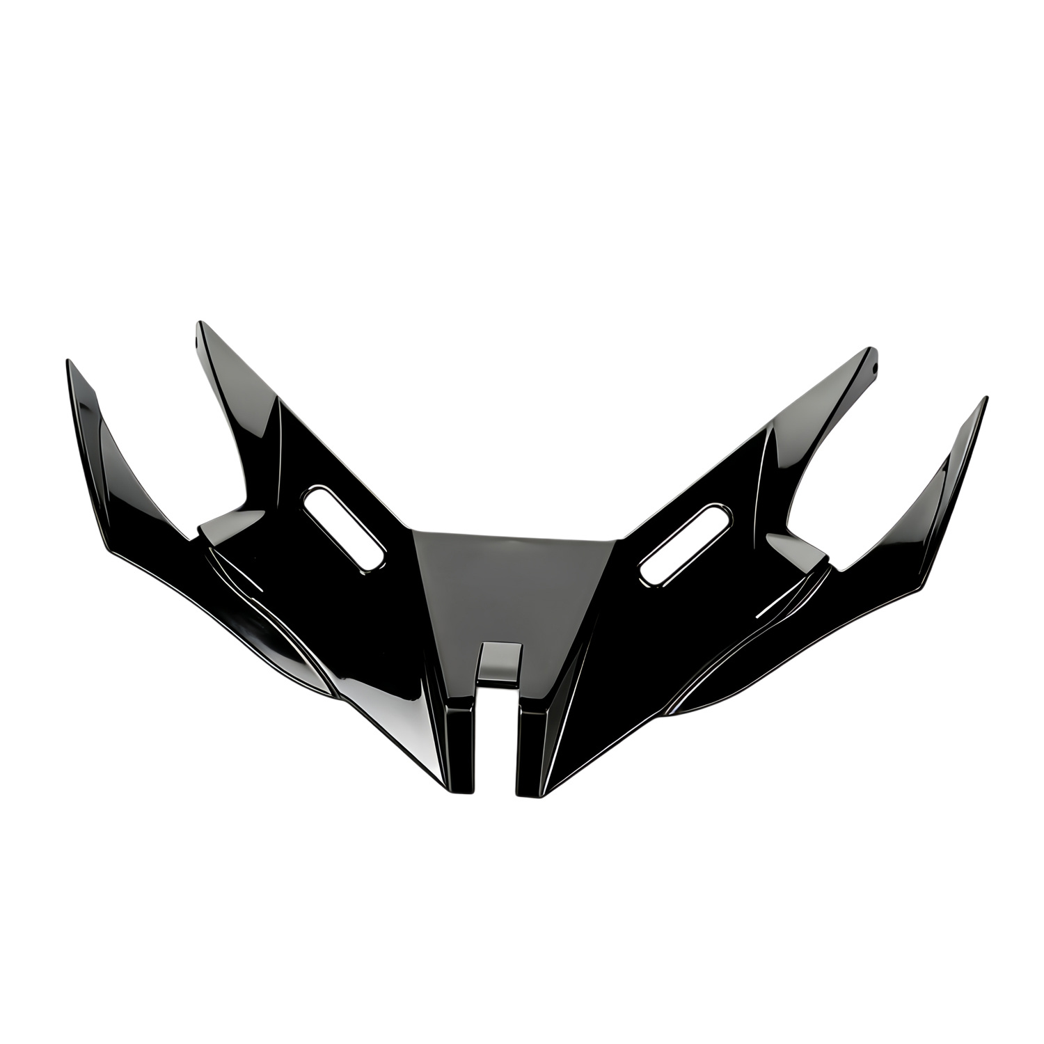 TEMU 1pz Aletta per Moto, Spoiler, Copertura Aletta Anteriore, Lucido/ Carbonio, Riduce la Resistenza dell'Aria, Adatta per Sportive, Facile
