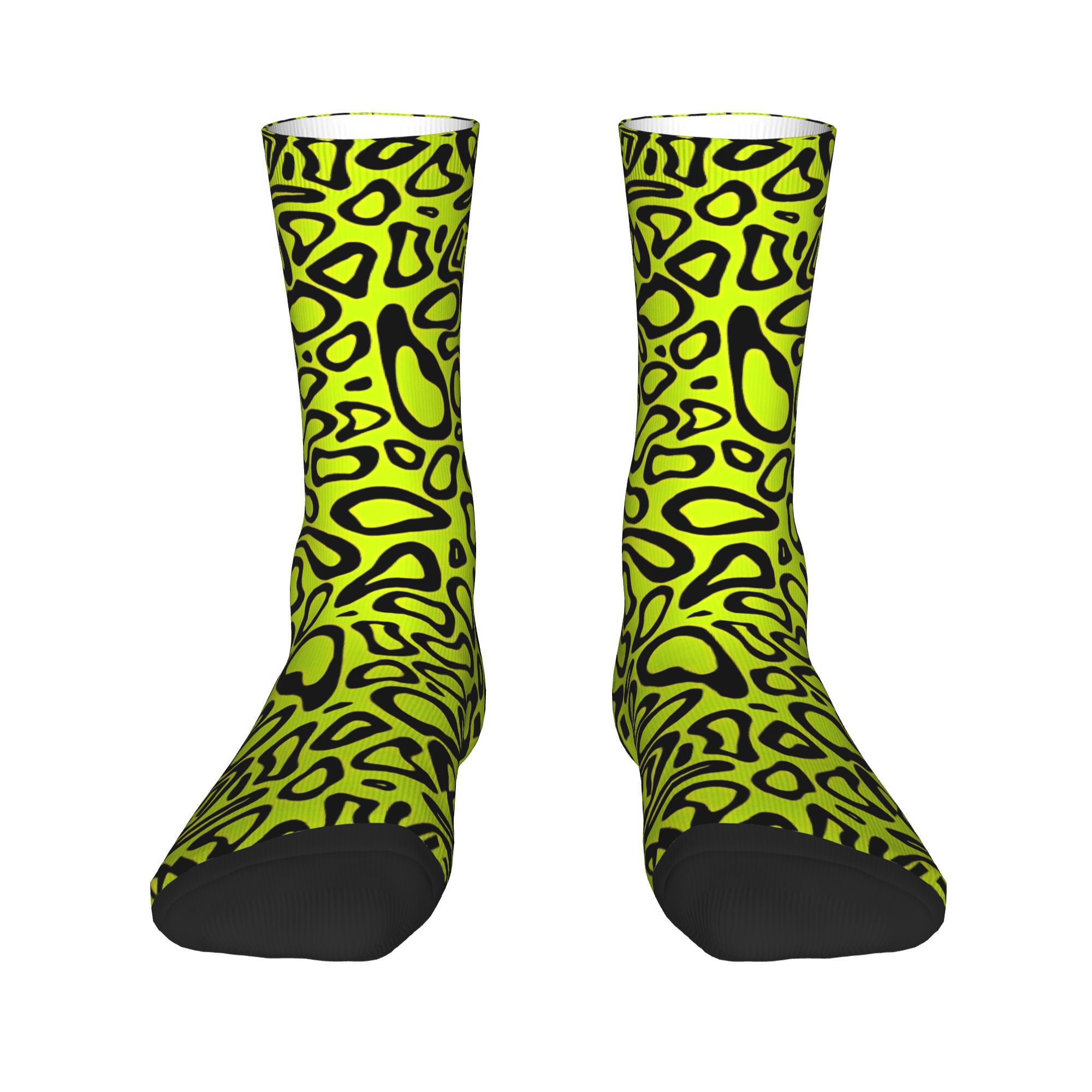 TEMU 1pair Of Stylish Socks With Racing Helmet Design Texture, Suitable For Men And Women And For .