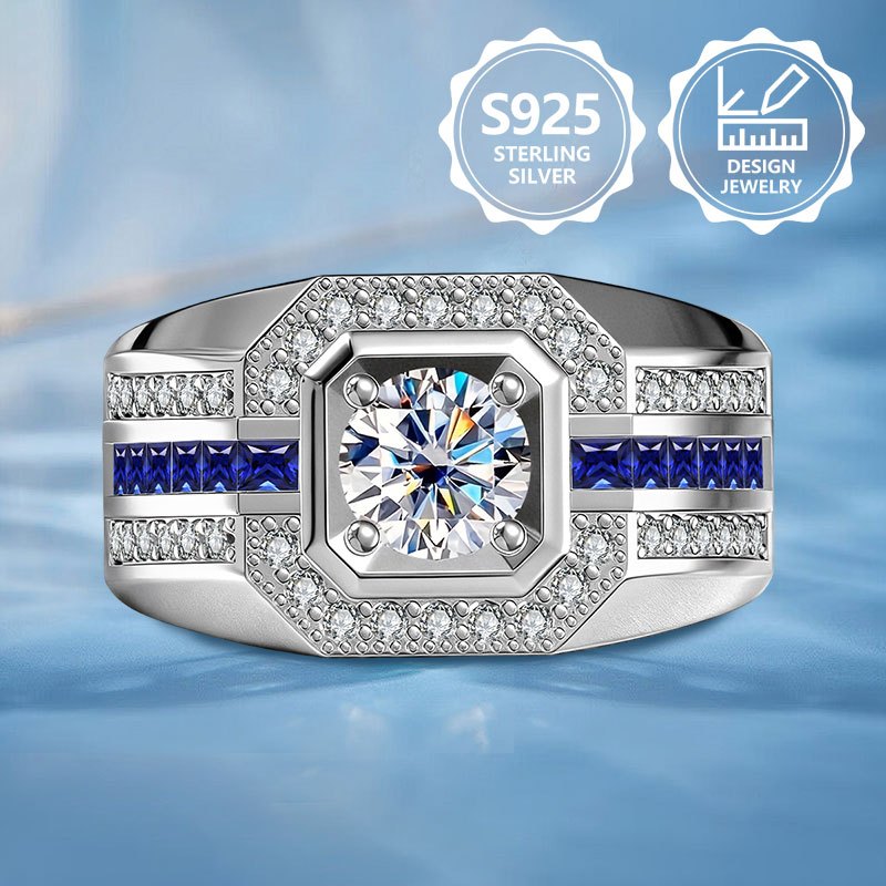 Image of 925 Sterling ' Fashionable Ring, Elegant And Fashionable, A High-end Ladies' Ring With , Suitable For Vacation Trips, Daily Wear, And Is An Ideal Commemorative Gift For .
