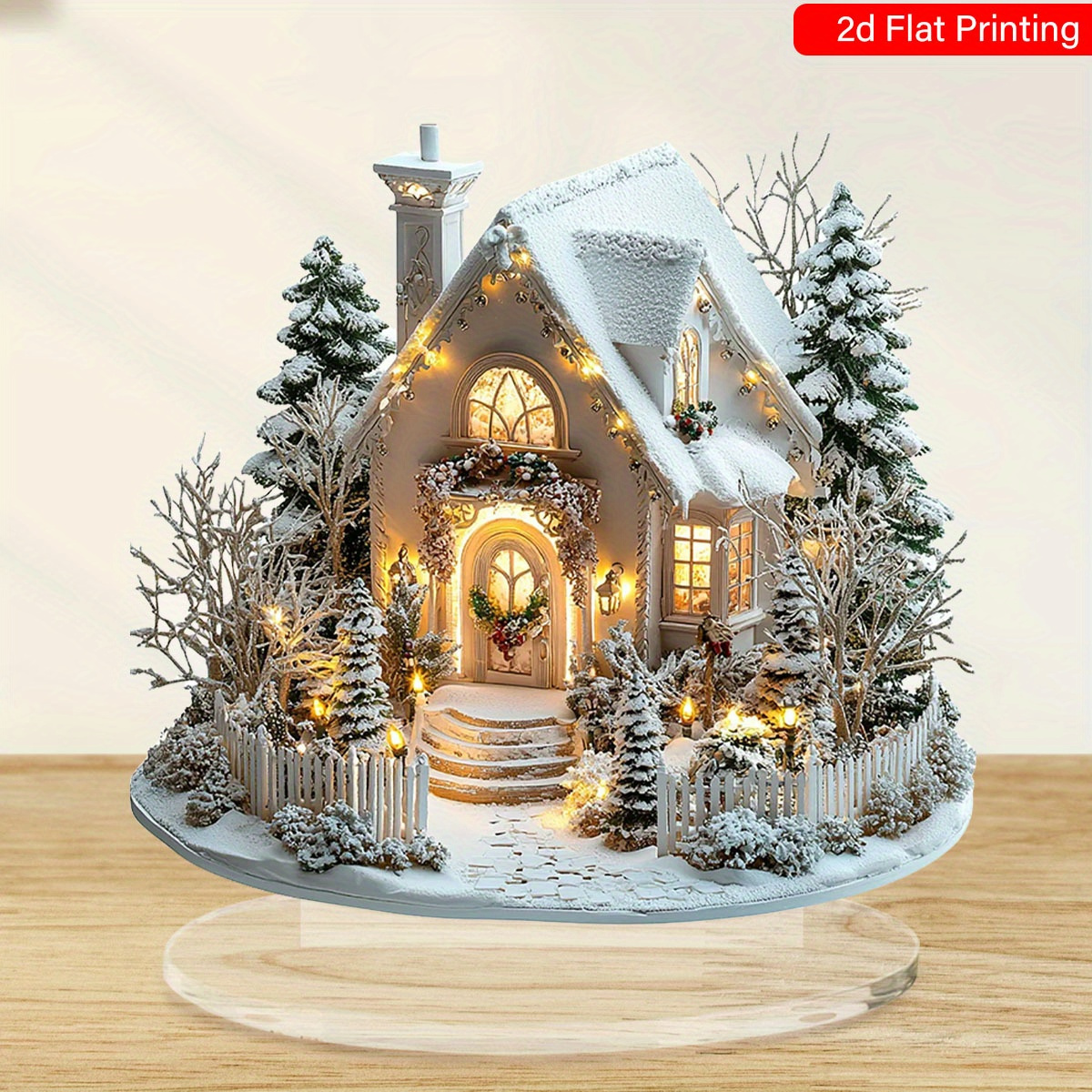 

Acrylic Plaque-2d Flat Printing Table Decorations, Suitable For Christmas, Halloween, Thanksgiving, Day, Father's Day-multi-functional Holiday Decoration