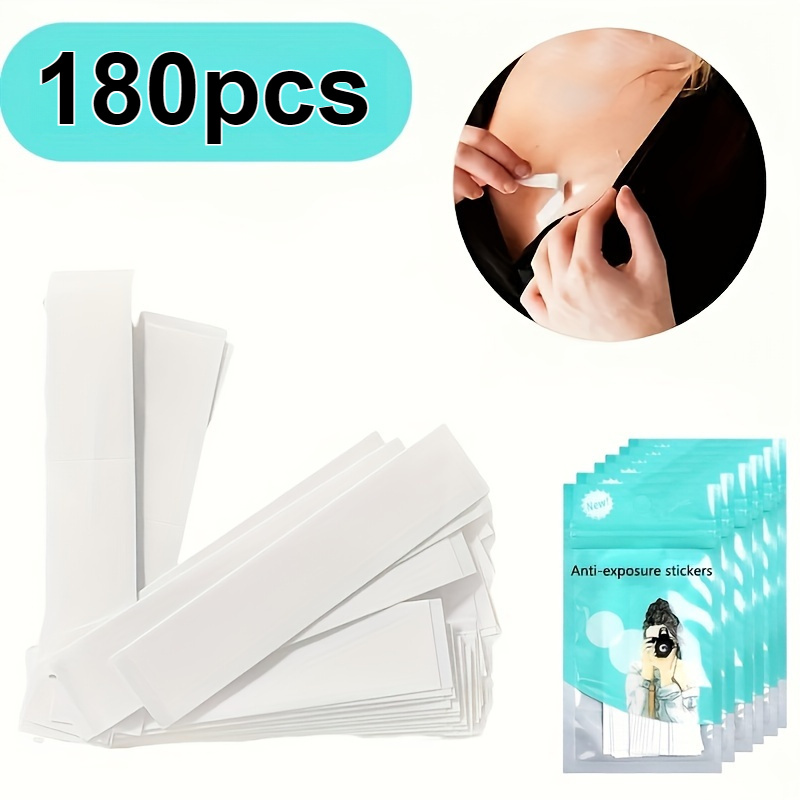 E-shop 180 Stück, Doppelseitiges Klebeband für Mode, Kleidung Körper, Klebeband für Körper Kleidung, Sanftes Körperband für Frauen,