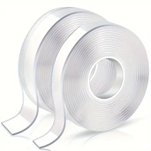 5pcs double sided tape heavy duty double stick installation 20 feet in total transparent double sided wall tape strip removable poster tape suitable for home outdoor use