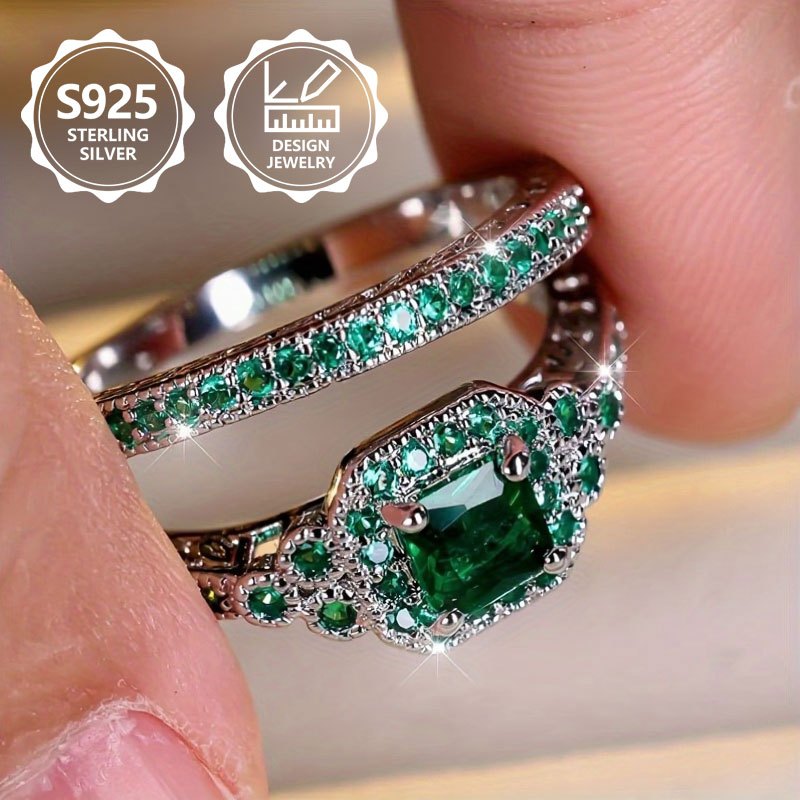 925 Sterling Silver Exquisite Women's Fashion Ring, Elegant And Trendy, A High-end Women's Jewelry Ring With Great , Suitable For Vacation Trips, Daily Wear, And Is The Perfect Commemorative Gift For