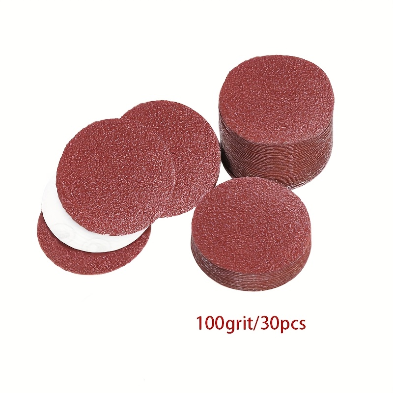TEMU Carta a strappo pollici 50mm, grane 40/60/80/100/120/150/180/240/320/400/600/1000/2000. Dischi abrasivi con grane da grezze a , ampiamente
