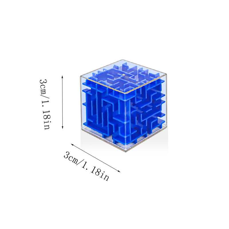 15pcs Cute Mini Square Maze Toy, Educational Competitive Toy