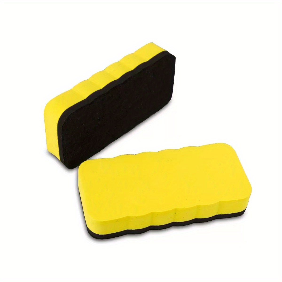 Random 2pcs Or 5pcs (yellow, Green, Blue, Red, Pink) Color Set Magnetic Dry-erase Whiteboard Eraser. Portable Blackboard Eraser, Very Suitable For Writing On School And Office Whiteboards.