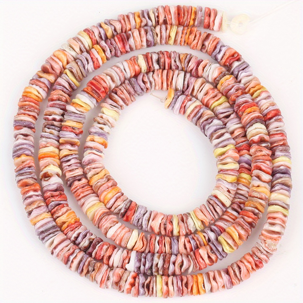TEMU Perles naturelles irrégulières rouges à trou moyen, perles d'espacement 5 mm, 1/2/2 , pour la création de bijoux uniques, bracelets, , breloques