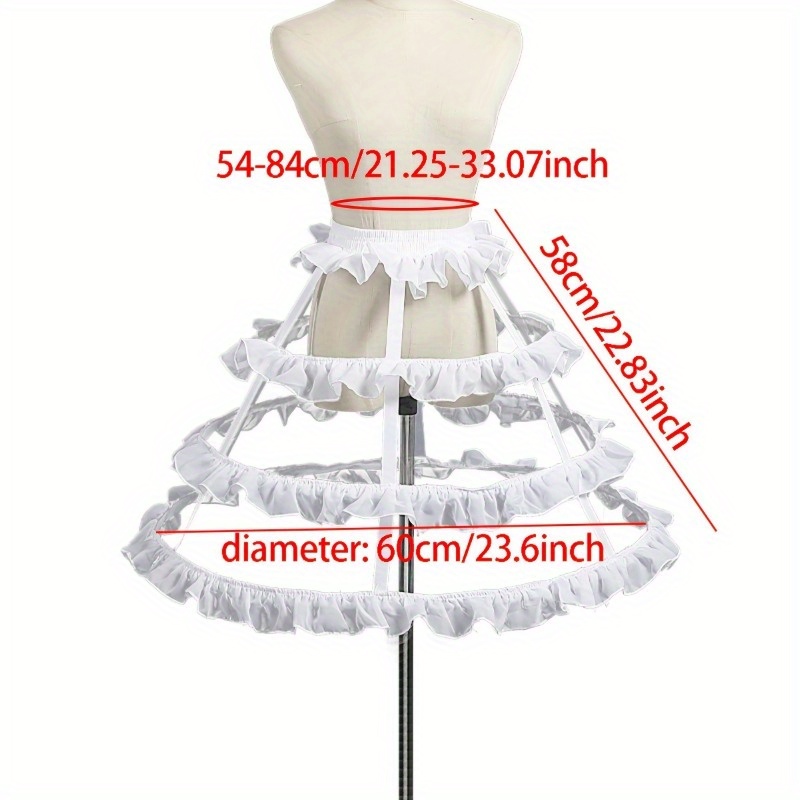 layered skirt 4 inch