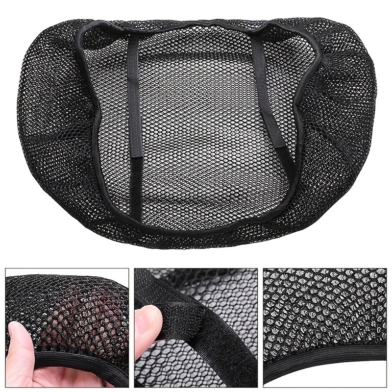 TEMU [Coprisedile Moto] Coprisedile Moto - Design Resistente Antiscivolo in Rete 3D, Ottimizza il e la Protezione in Bici