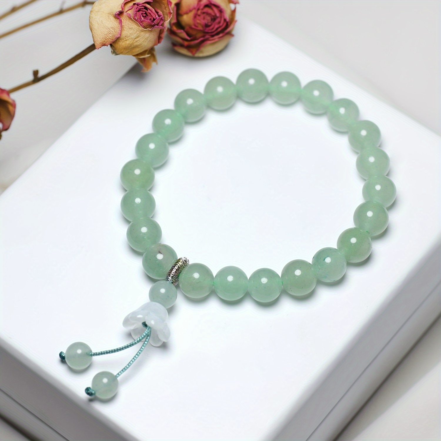 TEMU Un bracelet élégant et BULVEGEMET avec des perles en et une pendentive , un bracelet élastique unisexe adapté au port , un cadeau idéal pour la