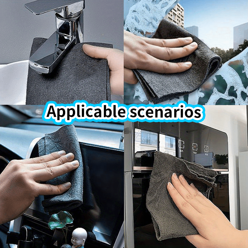 1 5pcs glass wipe cloth multi functional car glass window   cleaning cloth household car washing towel household kitchen bathroom cleaning cloth   microfiber cloth cleaning supplies cleaning tools details 3