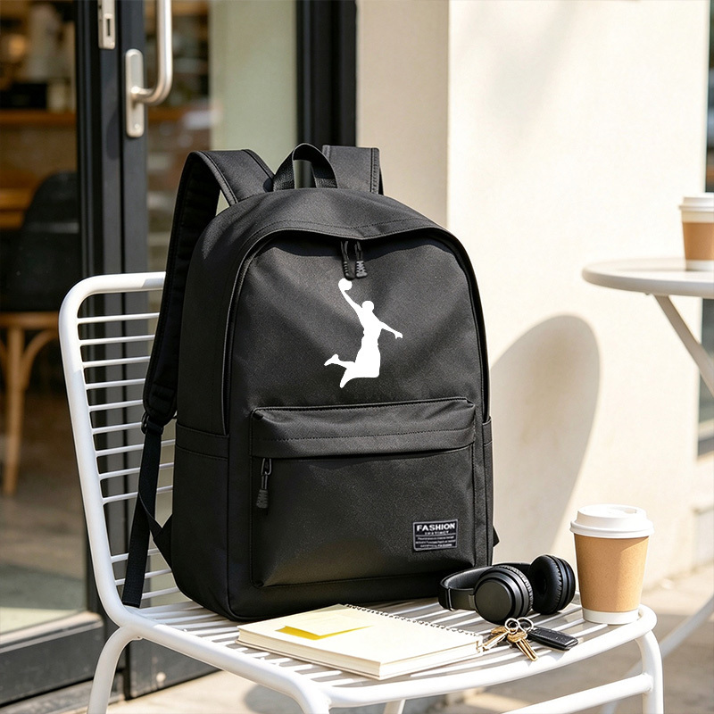 TEMU 1pc Printed Casual Backpacks, Large-capacity Backpacks, Business Backpacks, Travel Backpacks, All With Adjustable Shoulder Straps And Multiple