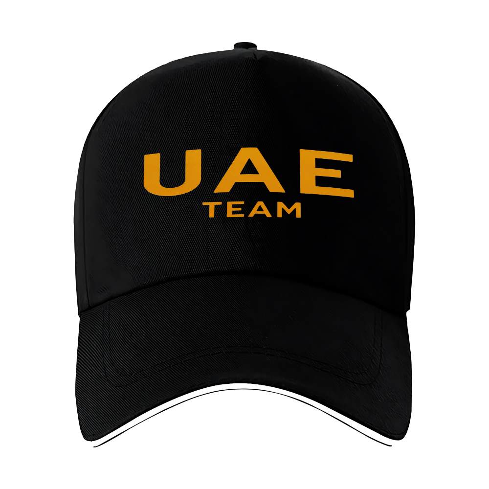 TEMU 1pc Uae Team Solid Orange Baseball Suitable For , Lightweight Unisex Travel Hat With Uae Logo Print, Sporty For &, For /christmas/thanksgiving