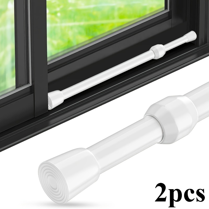 Adjustable Sliding Door Security Bar 17.7-50 Inch - Window Safety Lock For Home Apartment Patio