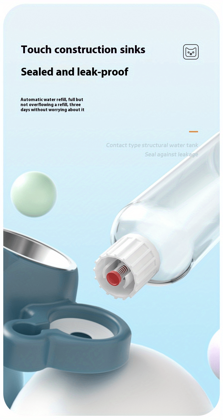 Bol à Nourriture pour Animaux Personnalisable, Multifonction en Matériau PP, Adapté aux Chats et Chiens, Ensemble Cadeau Parfait pour Chiens