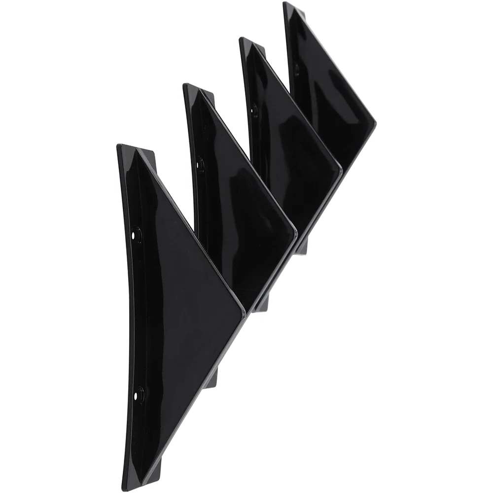 TEMU Universal Car Curved Rear Bumper Diffuser Spoiler Lip Splitter Protector Guard For 2005-2021
