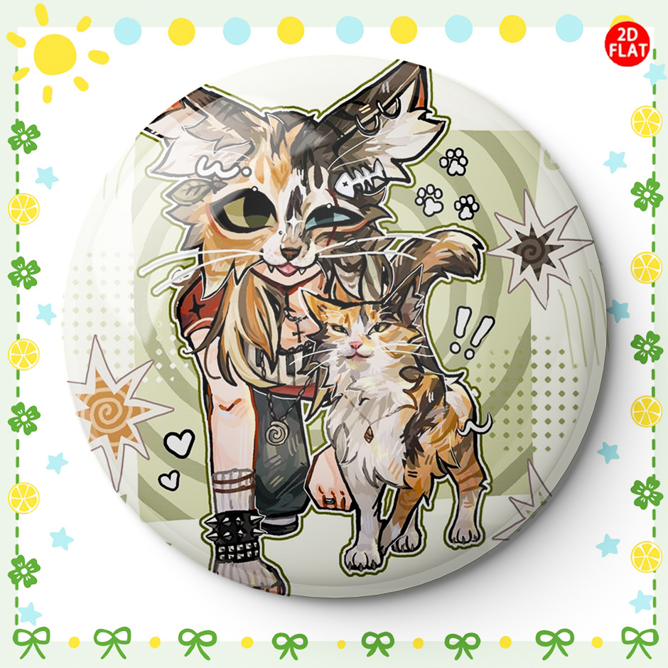 TEMU 2d Flat, 2d Flat Anime Cat - Lightweight Plastic Collar Suitable For Parties, Christmas Gifts, Valentine' Day Accessories, Themed Outfits &