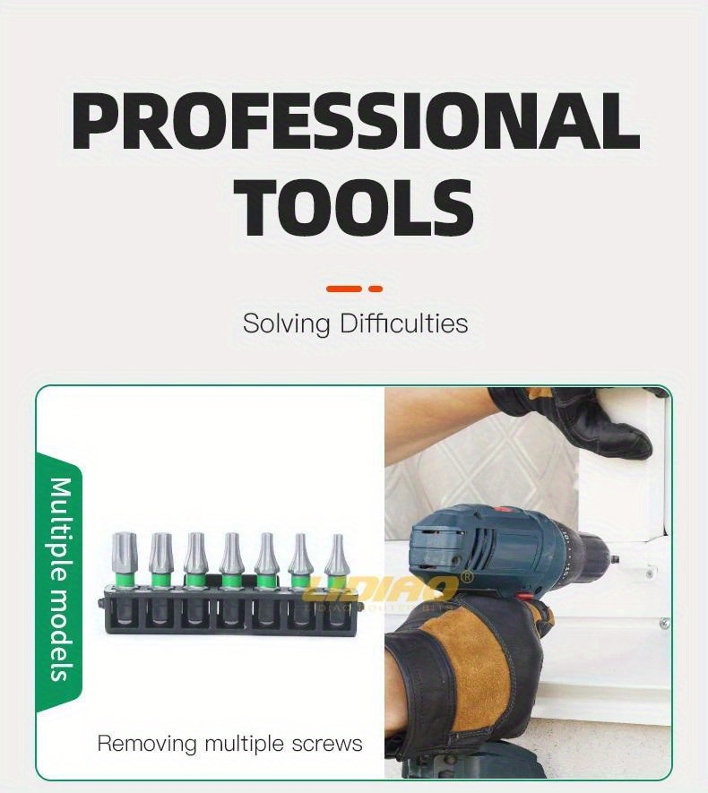 Juego de 35 piezas de brocas para destornillador, set magnético de vasos hexagonales, accesorios para taladro eléctrico, kit de herramientas multifunción para reparaciones