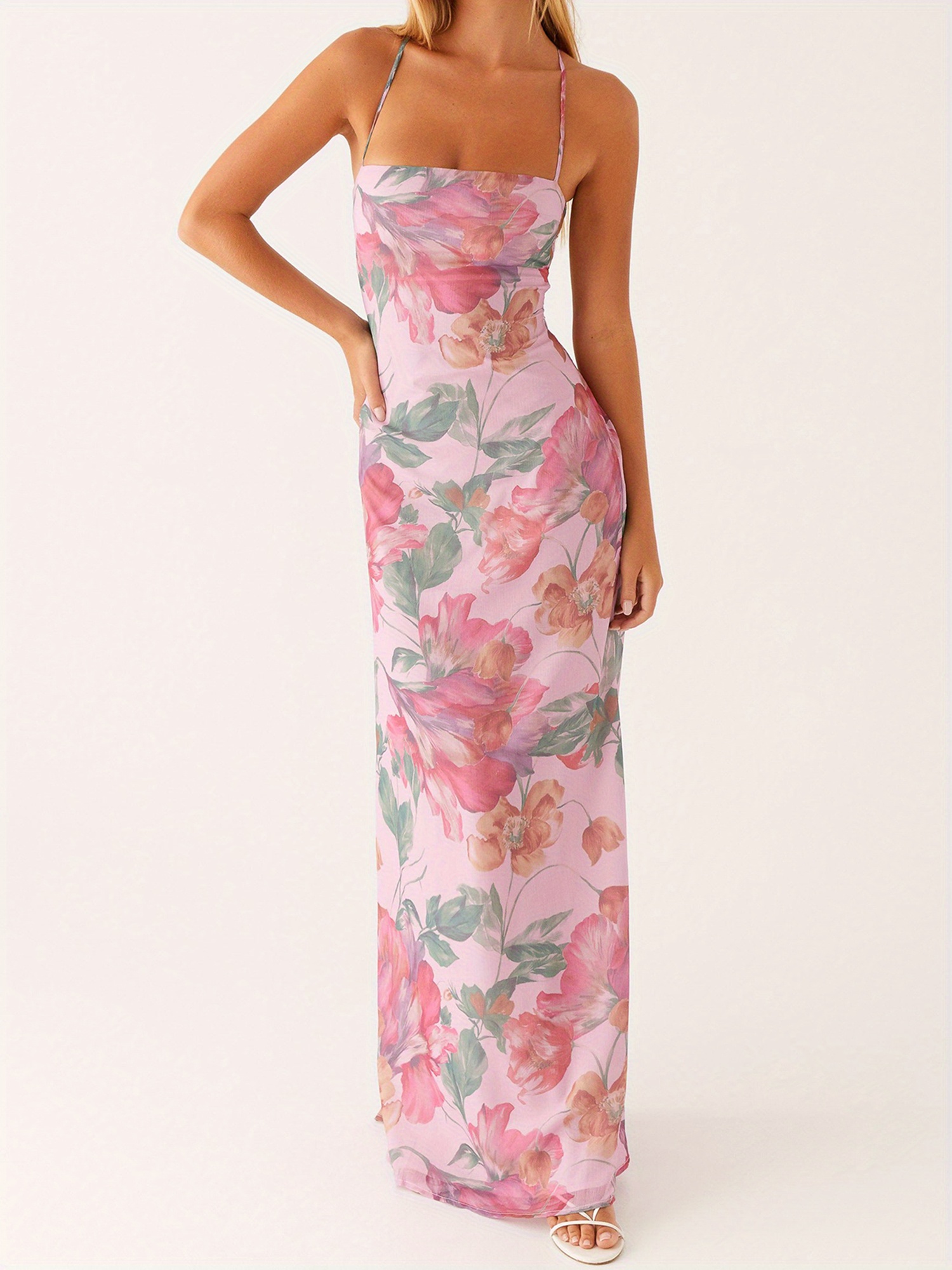 boho long sleeve maxi dresses Veronica Beard Akara Silk Maxi Dress | Black Multi