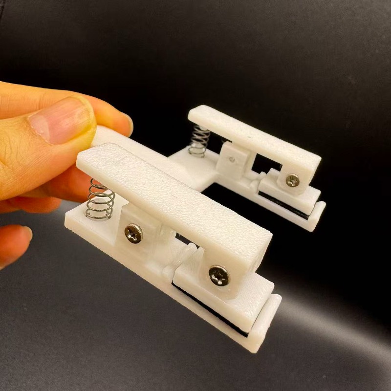 Image of A Set Of Welding Auxiliary Tools For Light Strips, Including Clamps For Soldering Led Strips That Are 8, 10, 12, And 14 Millimeters Wide. Tools Are Designed To Hold Led Strips Or Any Other Items