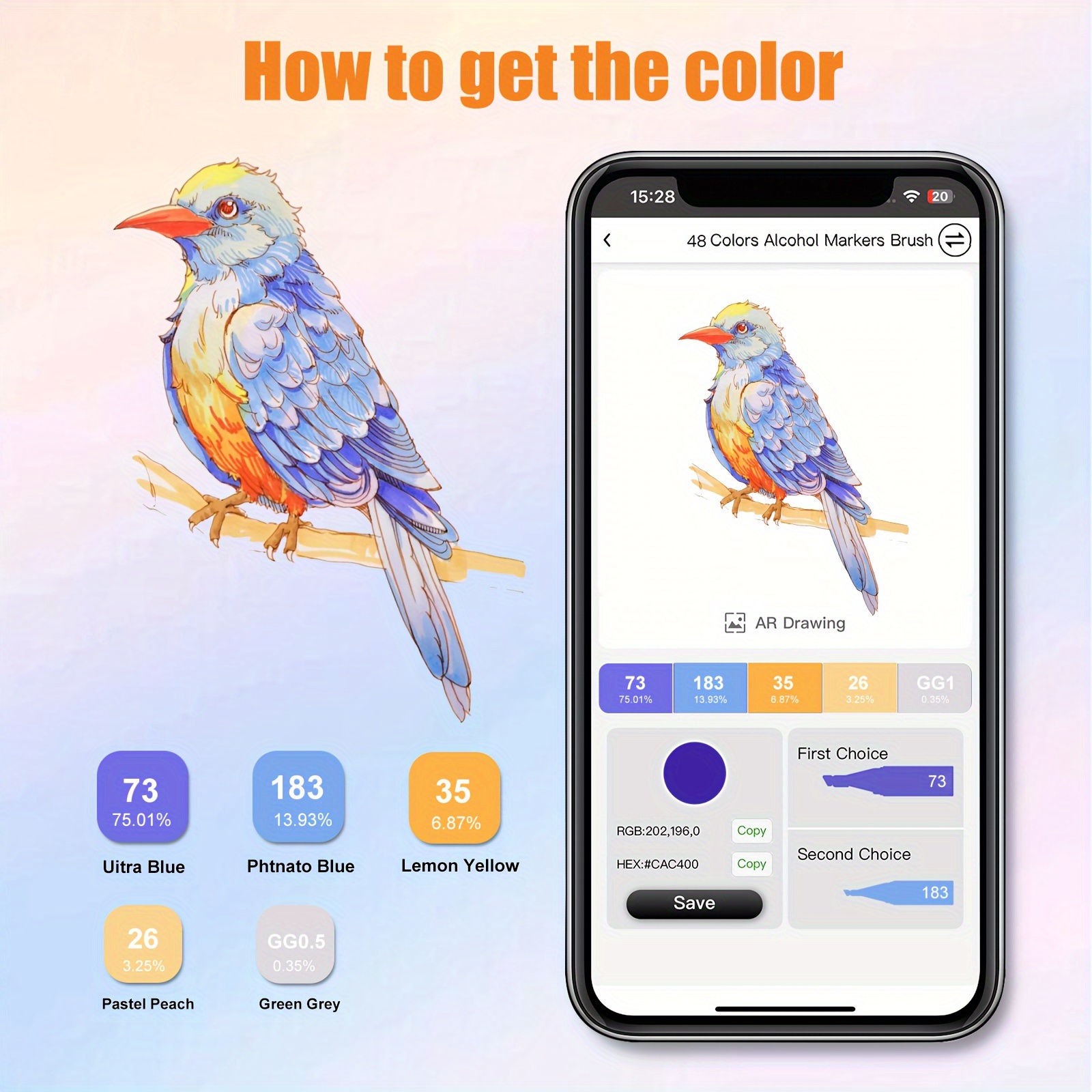 60 alcohol pencil case free application double headed art for adults marker attached holder box alcohol base   convex tip painting sketch drawing specific marker pen