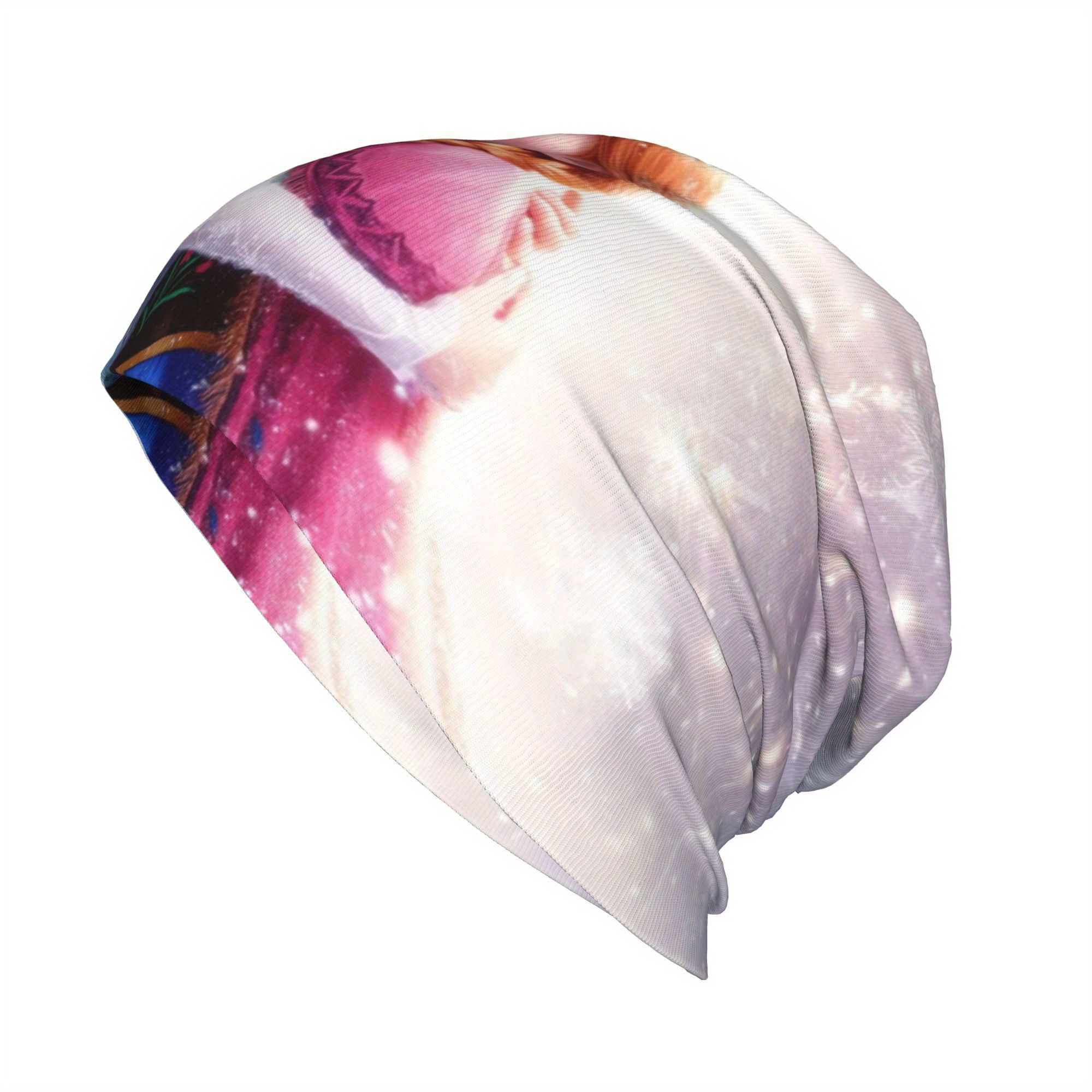 TEMU Frozen Official Ice Queen Beanie Hat - Thin Ski Cap For , Soft Pastel Frozen Character Design, Frozen-themed Party Outfit Or Accessory, Winter
