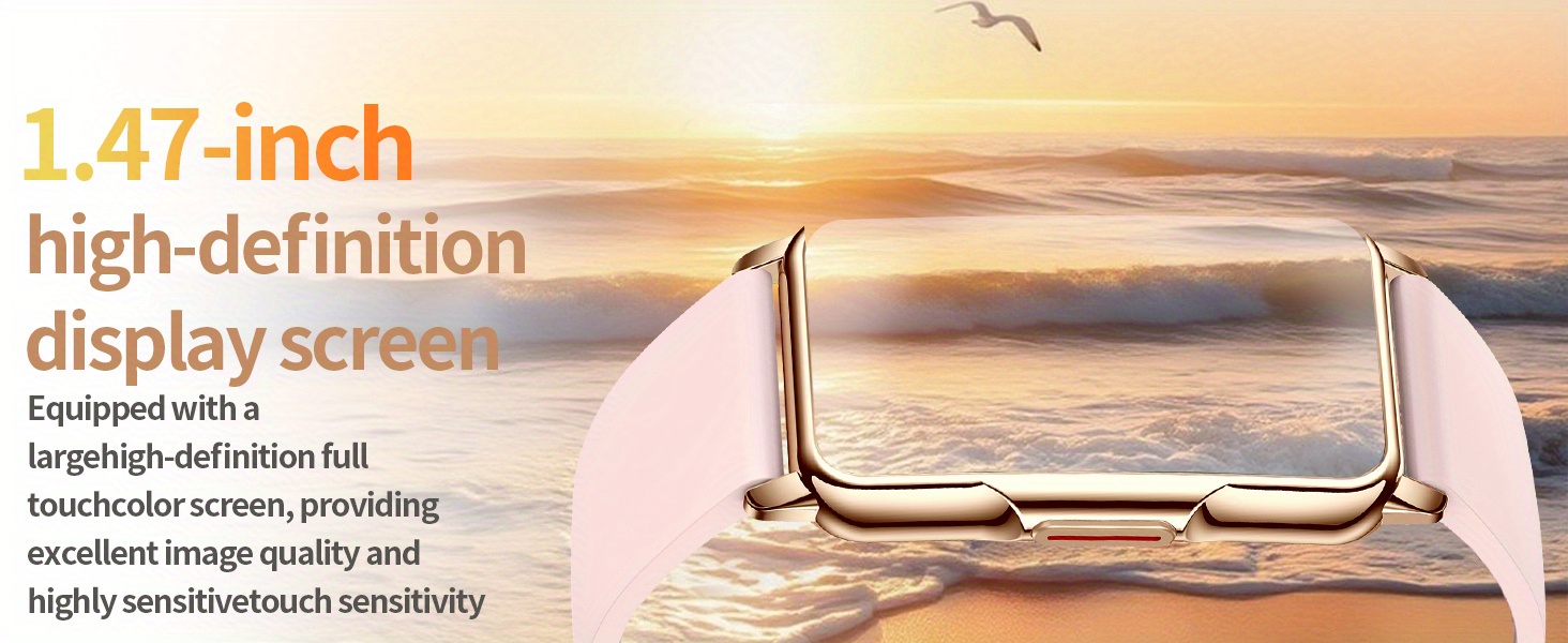 Smart Watch for men and women, 1.47-inch, motion tracking, message Smart Watch IP67, Smart Watch for men and women, 1.47-inch, motion tracking, message notification, various stylish belt colors, provide weather updates, reminders to drink water, best gifts, smart bracelets, wish Android and iPhone, Daily Activity Tracker, Health Monitoring, Unisex Watch, Sleek Design, Highquality Strap, Premium Finish, Fitness Watch, Wearable Tech, Gift Seekers, Lifestyle