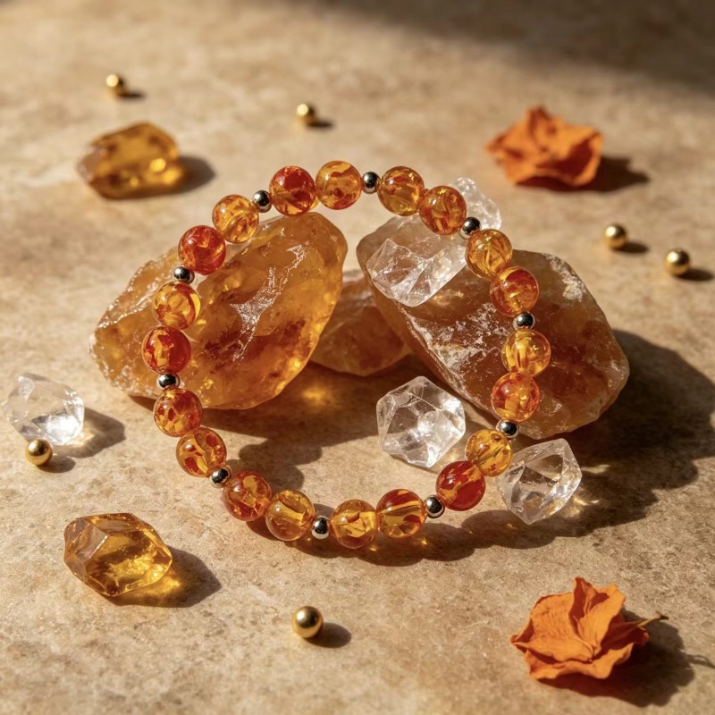 Golden Warm Sun Bracelet, Attract Good Fortune