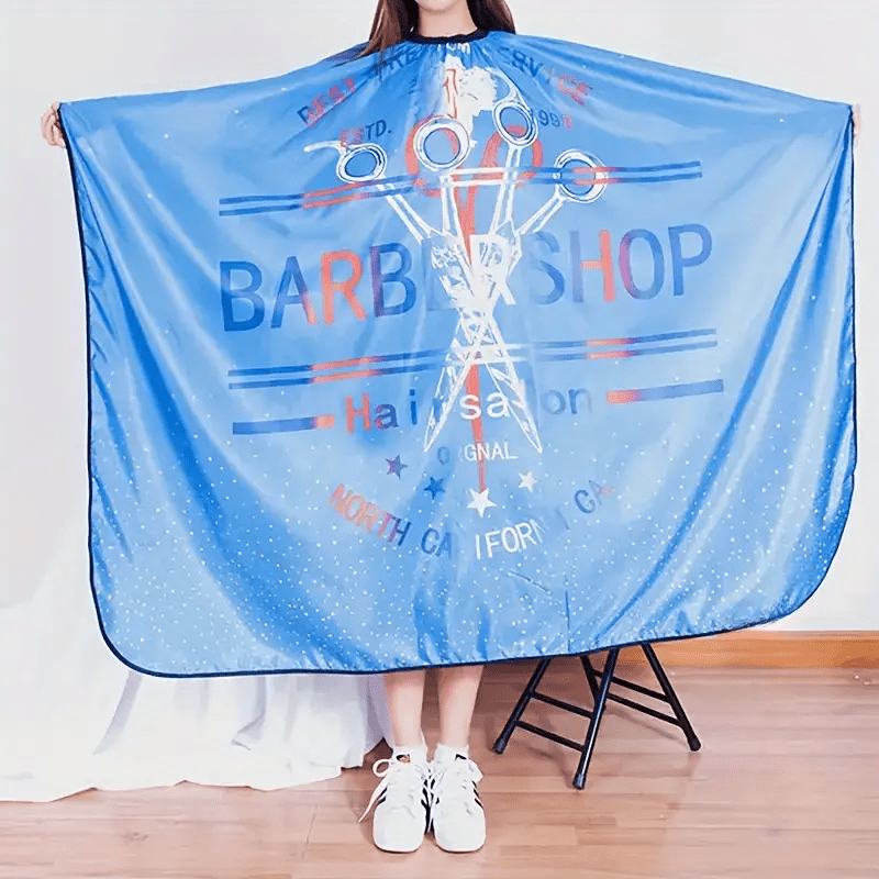 E-shop Friseurschürze - Dynamischer Styling Cape mit Scheren Design