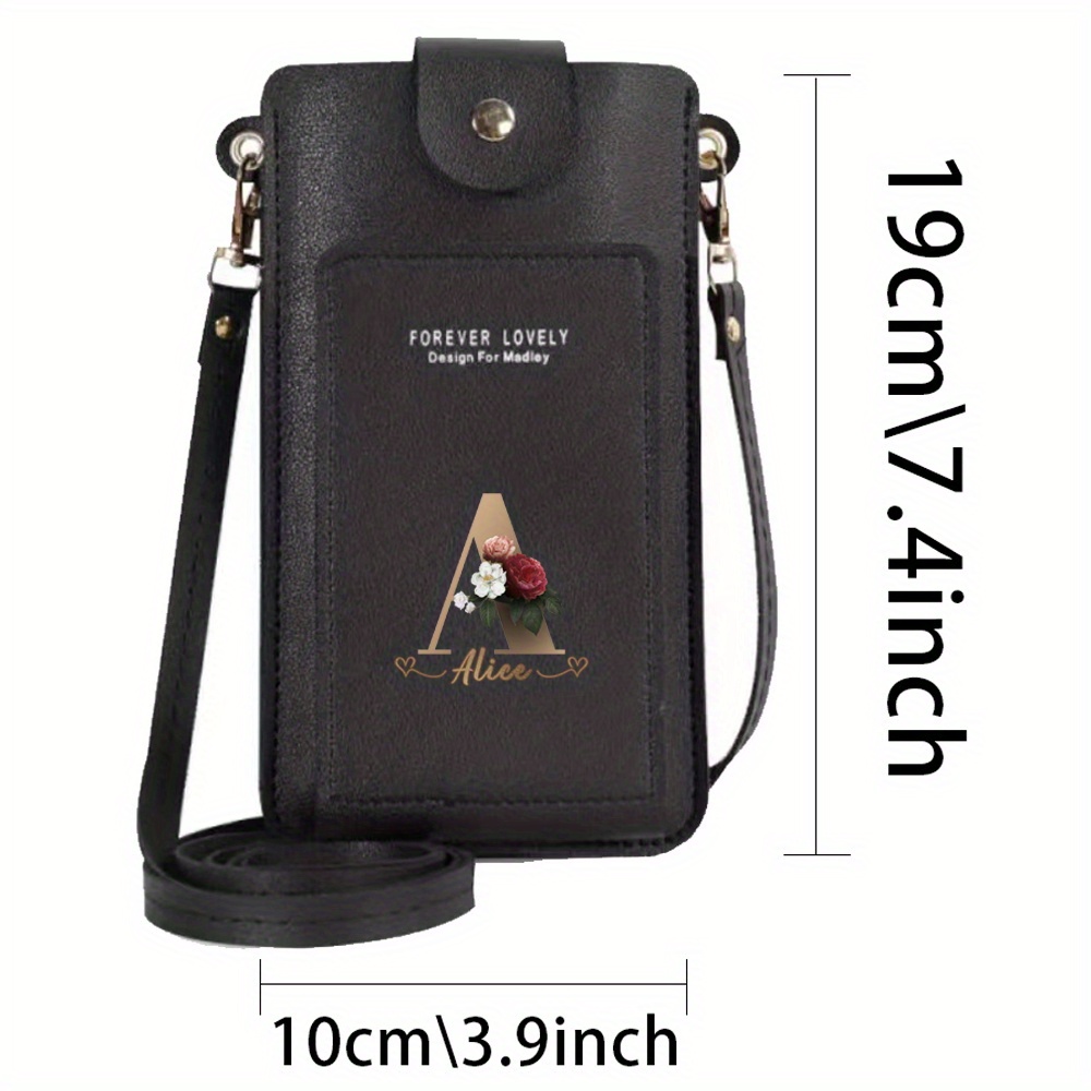 Personliazed Purse Identification Personalized Customized Name Mobile Phone Bag Temu Mauritius
