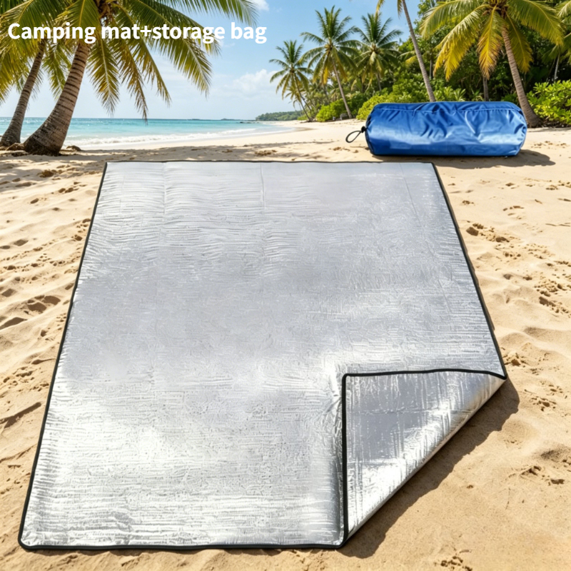 TEMU High Quality Camping Mat, Accommodates 2-3 People, 100cm/39.37in X 200cm/78.74in Portable Foldable Outdoor Picnic Mat And Tent Mat, Park Mat,
