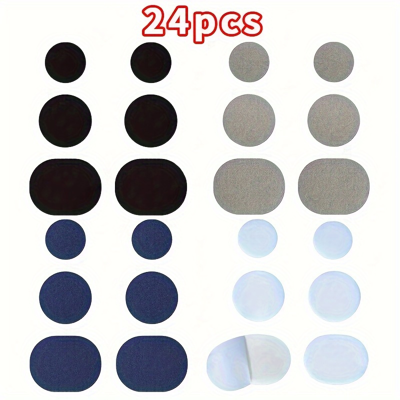 24pcs self   shoe repair patches durable scratch resistant for     heels   on sides   holes sports shoes