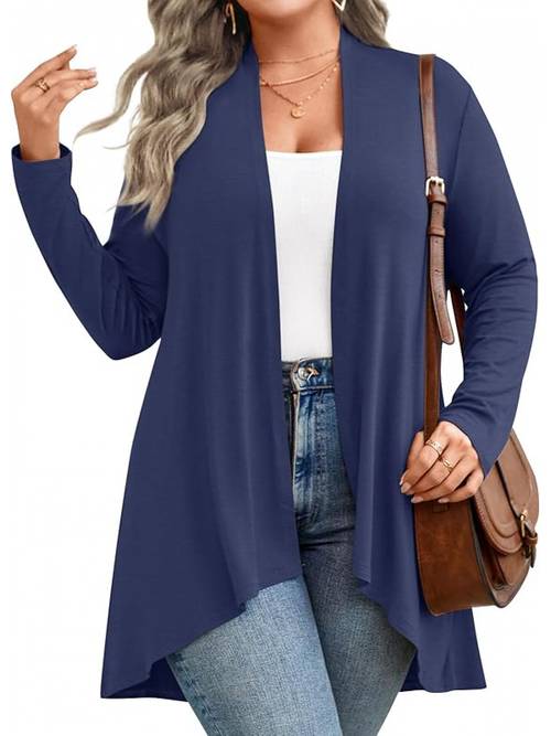 plus size womens plus size cardigan lightweight long sleeve jacket