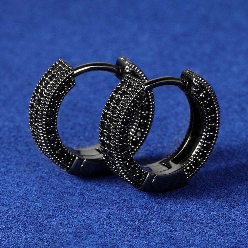 1- Of Men's And Women's Fashion Earrings, New Ring Men's And Women's Earrings, Easy And , High-grade Hao Stone Inlay, Daily Party Wear, Gift- , Without Battery