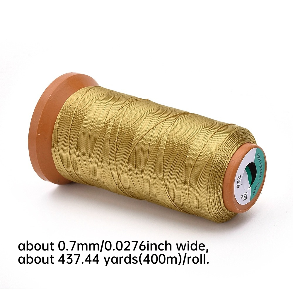 TEMU 1 Roll Thread Suitable For Jewelry Making - Non-elastic Polyester For Diy Beading, Bracelet & Necklace Crafting, Suitable For Earrings, Beading