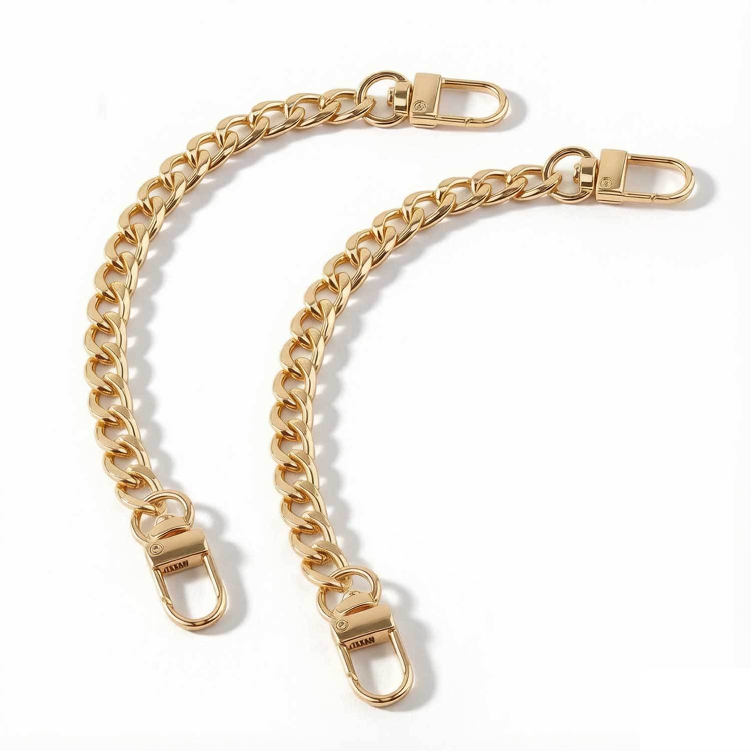 TEMU 2 piezas Extensor de cadena para bolso, cadena de extensión corta para correa de bolso para hacer bolsos, fabricación de carteras DIY