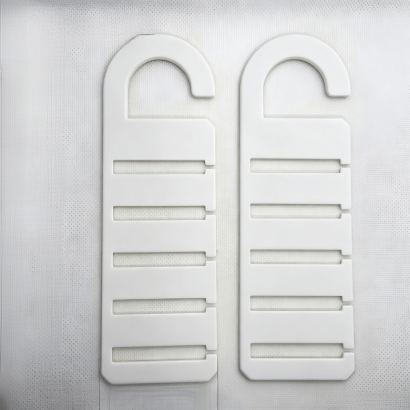 TEMU 2pcs Hanging Necktie Storage Racks, Multifunctional Closet Sorting Hangers. Organize Neckties, Belts, Silk Scarves, Hair Additions And All Kinds