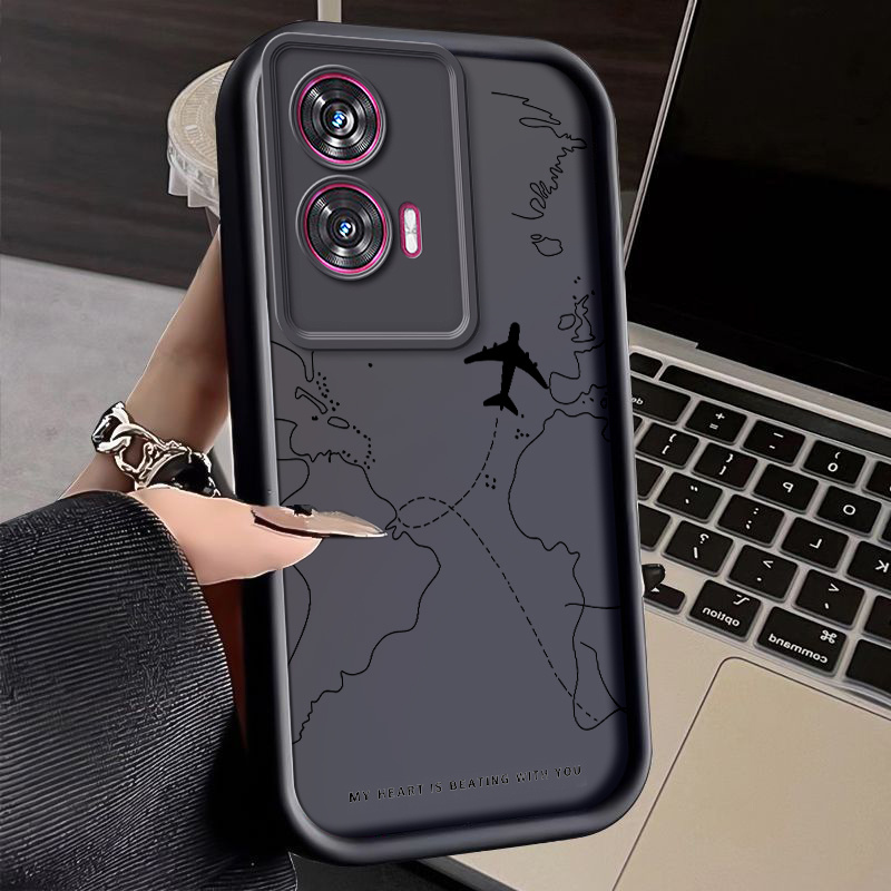 TEMU Funda para Teléfono - Carcasa de Silicona Diseñada para Moto Edge 50 Fusion, con Protección Anticaídas y a Prueba de Golpes para tu Dispositivo