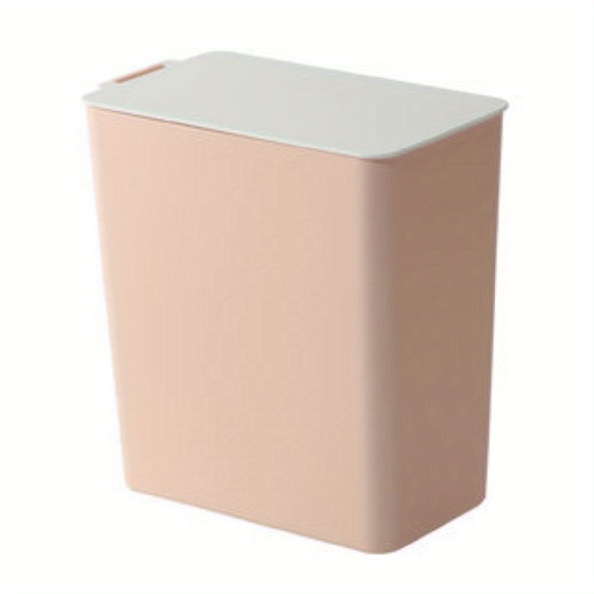 1pc desktop trash can   bedroom mini wastebasket office tabletop covered garbage bin