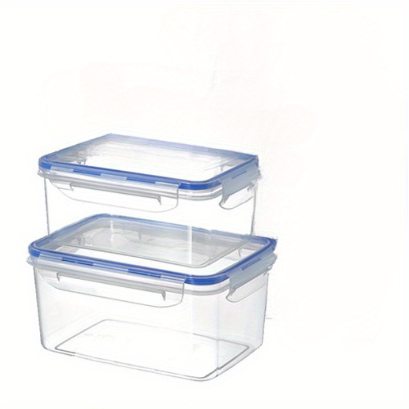 TEMU Extra-large Airtight Food Storage Container Set - Reusable, Bread & Kitchen Organizer With Ptfe Coating