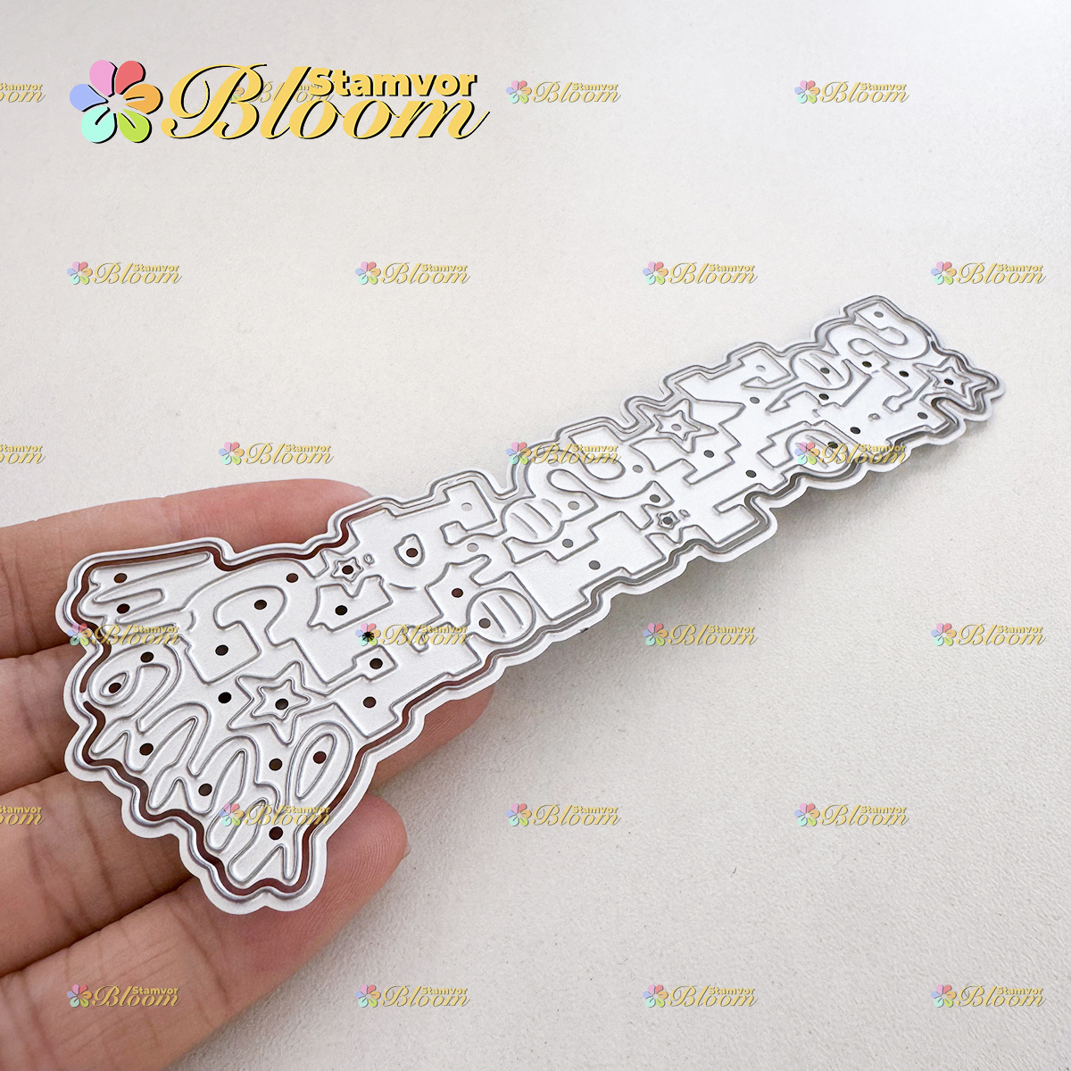 TEMU Original Lovely Layers Christmas Bells Merry Christmas Metal Cutting Dies Reusable Diy Craft Die Cuts Paper Cutting Dies For Greeting Card Photo