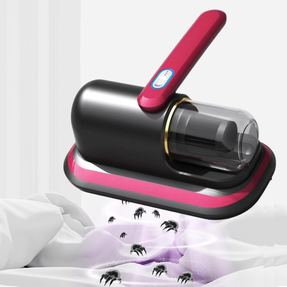 TEMU Cordless Mattress Vacuum With Ultrasonic Heating Technology, Hepa Filtration, Portable Design For Cleaning Of Beds, Sofas, Pet Hair, Household Upholstery, And Carpets