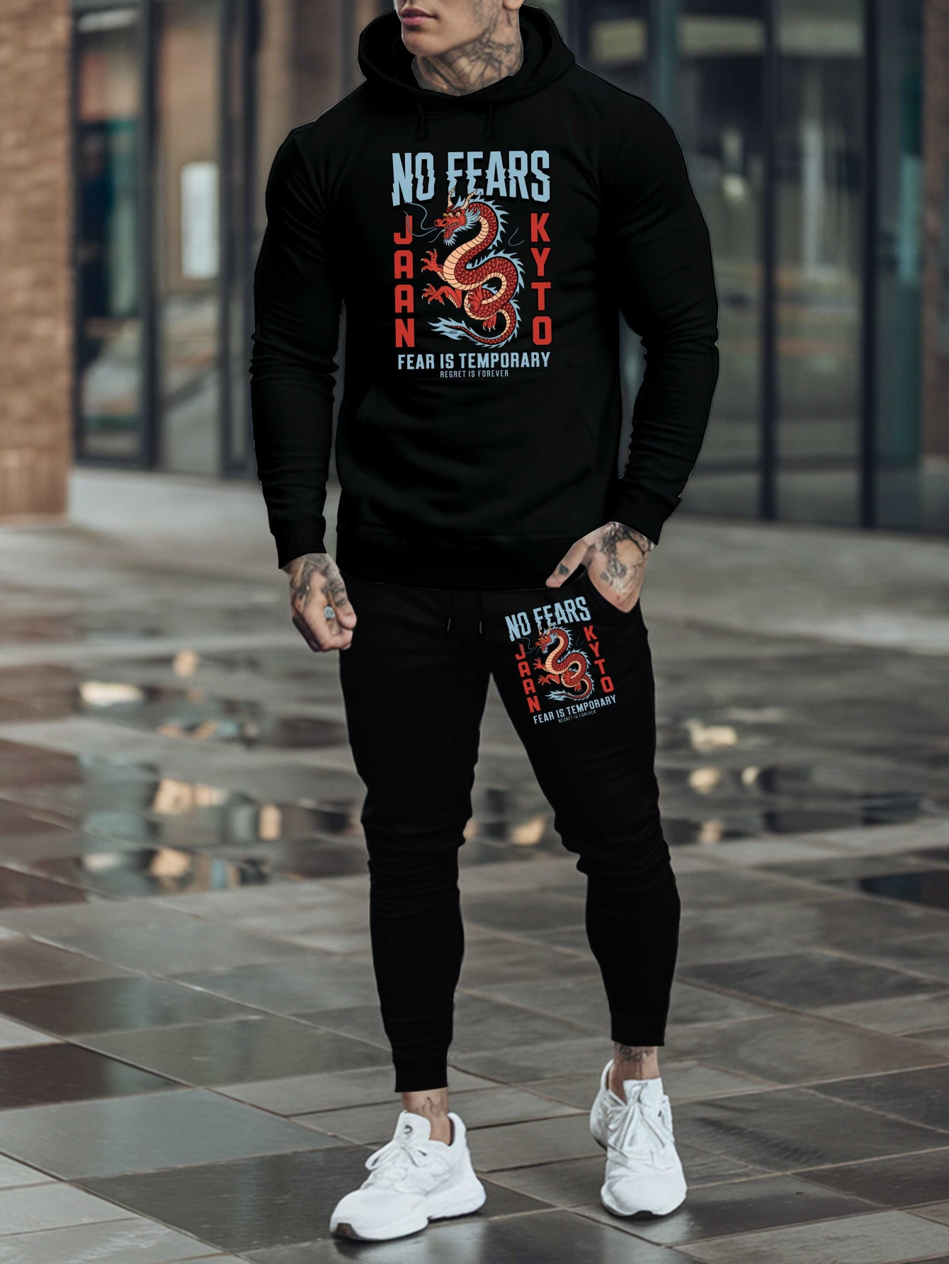 Ensemble Jogging Homme 2 Pièces - Sweat Et Pantalon Long - Survêtement Confortable Pour Sport, Décontracté, Toutes Saisons