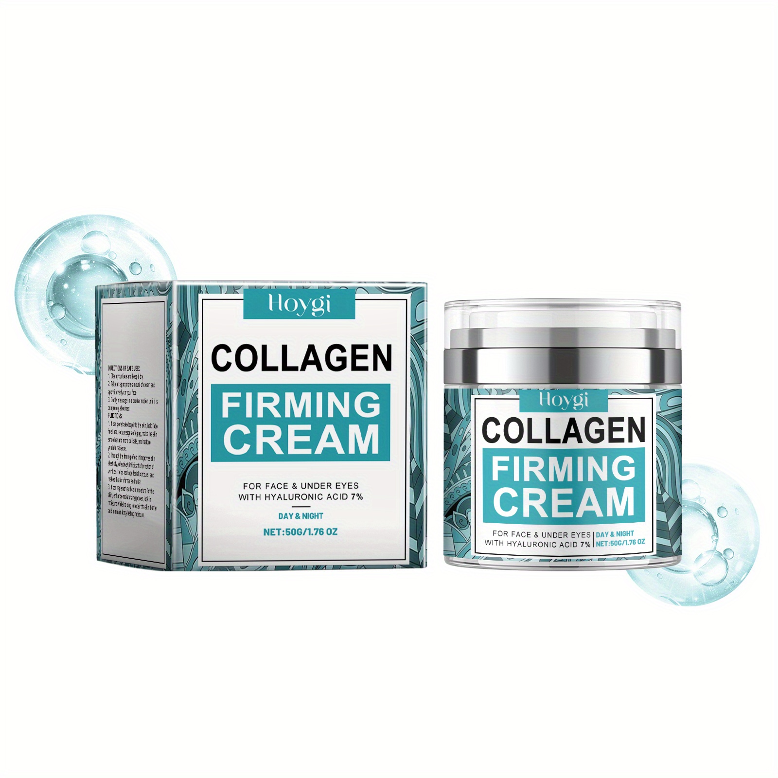 TEMU Hoygi Collagen Firming Face Cream, Covers Uneven Light Beige On Face, Facial Light Beige Looking More Elastic And , Daily Light Beige Care, Cheap Cosmetics For S
