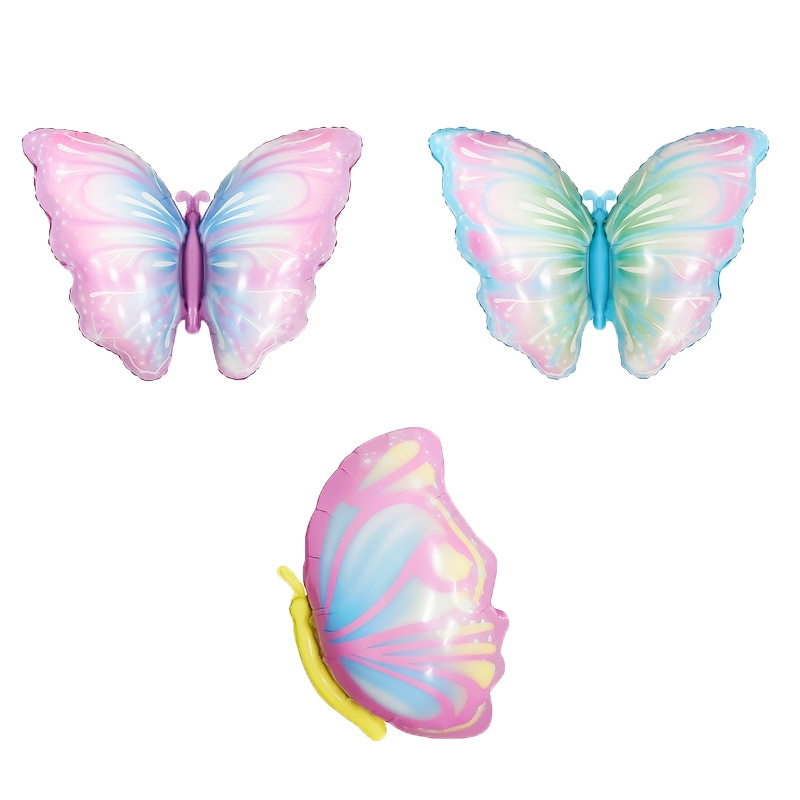 Image of 3pcs -shaped Balloons, Perfect For Spring-themed Party Balloons. Balloons Can Create A Stunning Atmosphere For Your Birthday Party And Are Ideal Decorations For Weddings, Festivals, And Gatherings