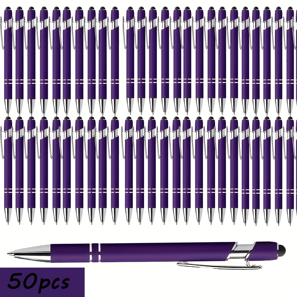 

50pcs Ballpoint Pens, Medium-sized Tips, , Compatible With All Devices- Office Workers, Students Teenagers, Christmas Gifts, New Year Gifts, School Opening Gifts